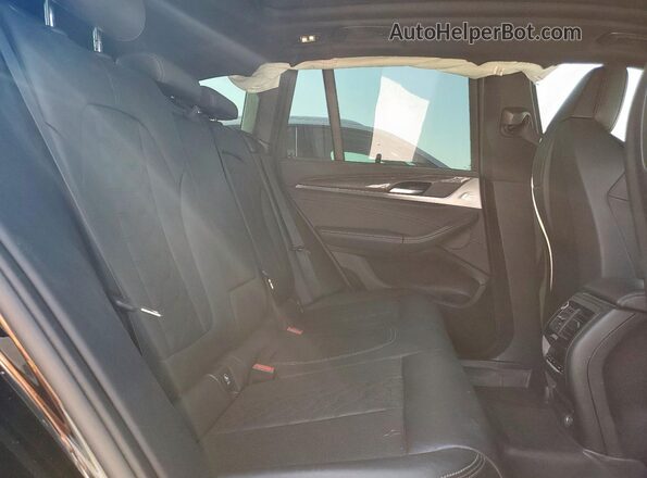 5YMTS0C03L9B50505 2020 BMW X3 Black Rear interior view