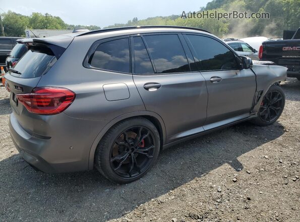 5YMTS0C06L9B76211 2020 BMW X3 Charcoal Задня права чверть