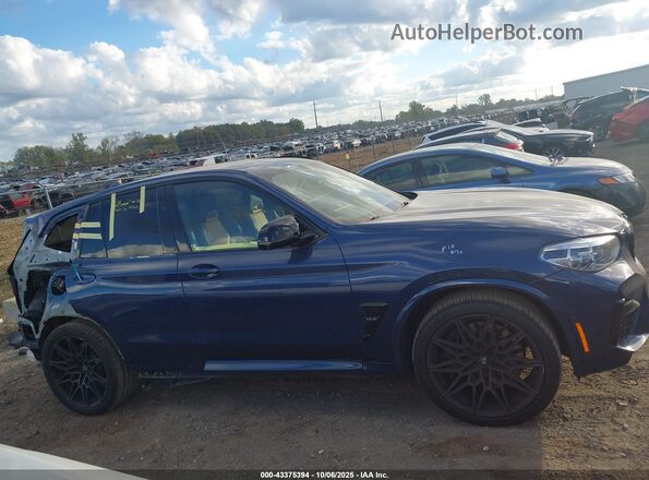 5YMTS0C06M9F33436 2021 BMW X3 Синий Панорамный вид салона 360°