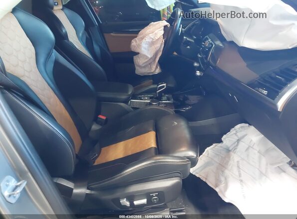 5YMTS0C07L9B88528 2020 BMW X3 Gray Вид салону спереду