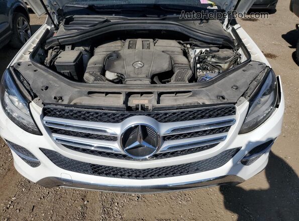 4JGDA5GB2KB216034 2019 MERCEDES-BENZ GLE White Vista del compartimento del motor