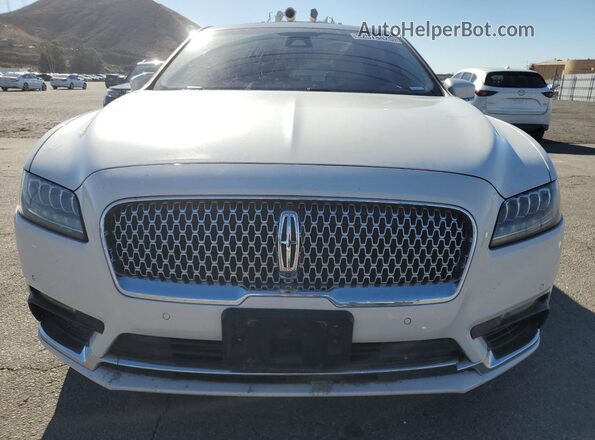 1LN6L9BC7J5606392 2018 LINCOLN CONTINENTA White Вид ззаду