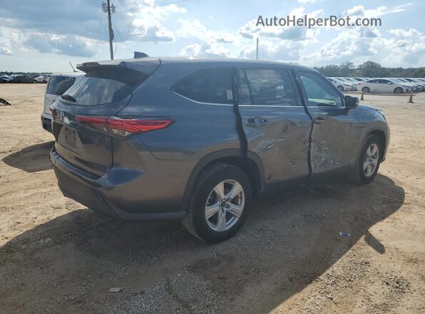 5TDCZRAH0LS006085 2020 TOYOTA HIGHLANDER Gray უკანა მარჯვენა