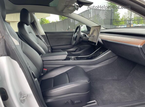 5YJ3E1EA6LF804430 2020 TESLA MODEL Белый Вид сзади