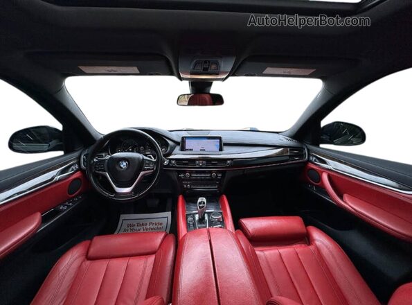 5UXKU0C50K0G92656 2019 BMW X6 Серый Вид задних сидений
