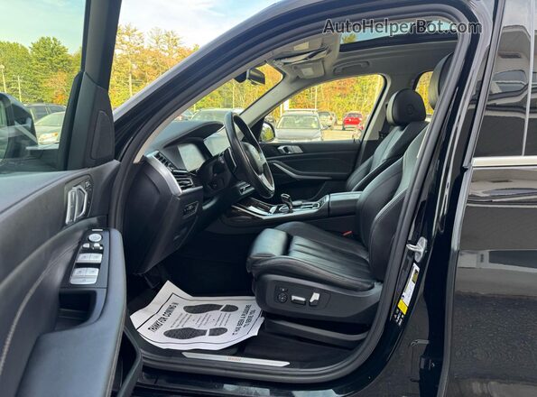 5UXCW2C01M9G78181 2021 BMW X7 Black Вид задніх сидінь