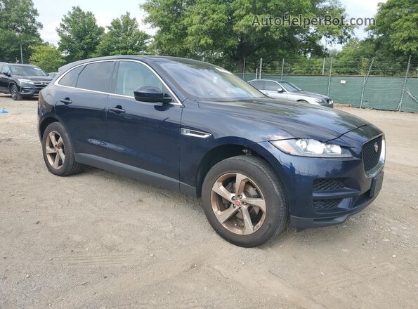 SADCJ2FX5LA618430 2020 JAGUAR F-PACE Blue Передня права чверть