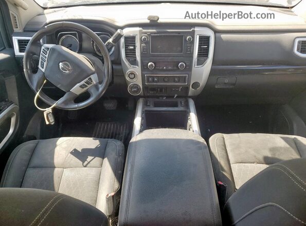 1N6BA1F4XKN509683 2019 NISSAN TITAN Gray Սարքավորումների վահանակի տեսք