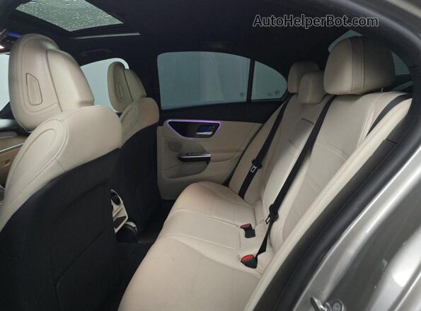 W1KAF4GB2NR036864 2022 MERCEDES-BENZ C Gray უკანა ხედი