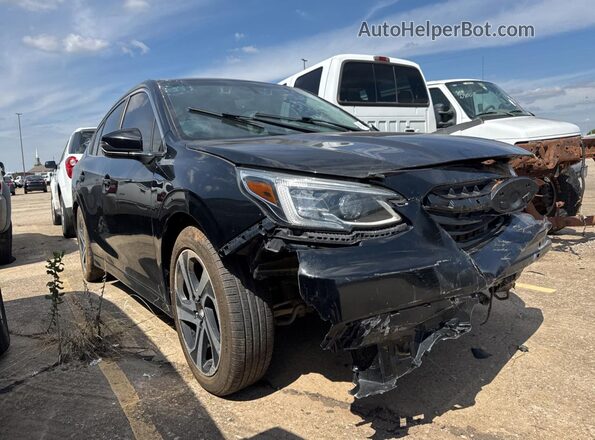 4S3BWAN65L3025831 2020 SUBARU LEGACY Черный Задняя левая четверть