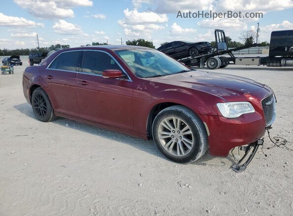 2C3CCAAG6MH515791 2021 CHRYSLER 300 Maroon Вид спереду
