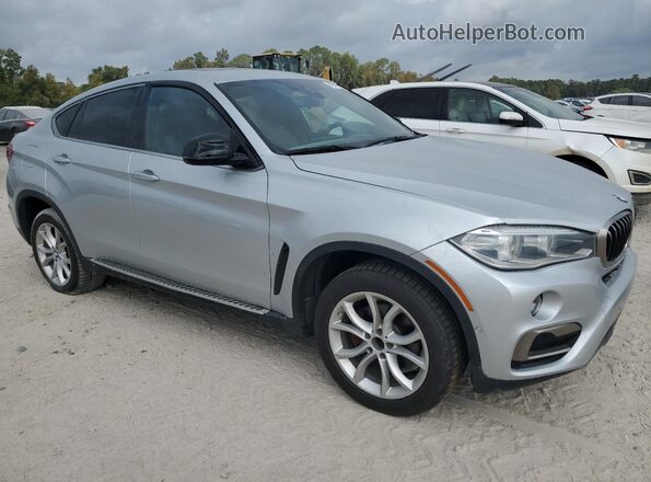 5UXKU0C53K0H99586 2019 BMW X6 Silver Widok z przodu