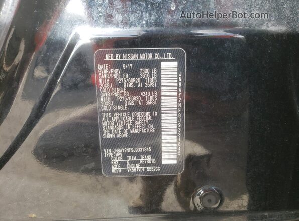 JN8AY2NF9J9331845 2018 NISSAN ARMADA Black 