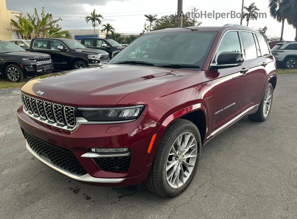 1C4RJYN66N8500902 2022 JEEP GRAND CHER Red Trasero derecho