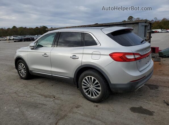 2LMTJ8KR2GBL70394 2016 LINCOLN MKX Серебряный Задняя правая четверть
