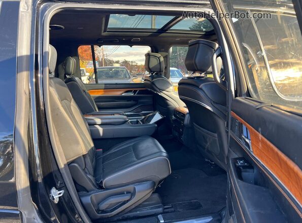 1C4SJVGJ1NS114621 2022 JEEP GRAND Black Widok wnętrza z przodu