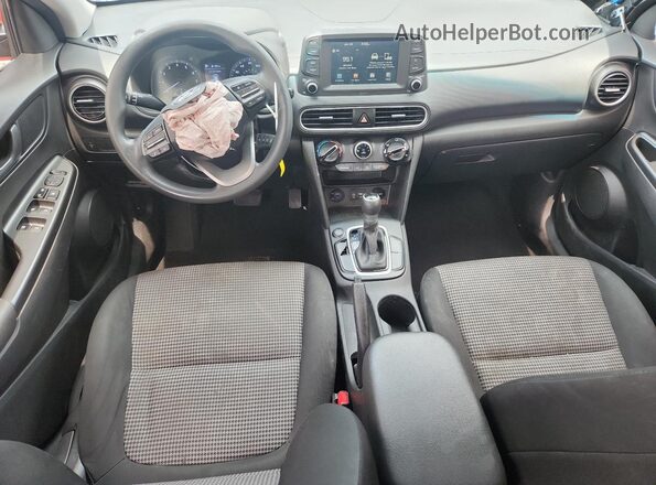 KM8K12AA5LU474611 2020 HYUNDAI KONA Gray Widok zestawu wskaźników