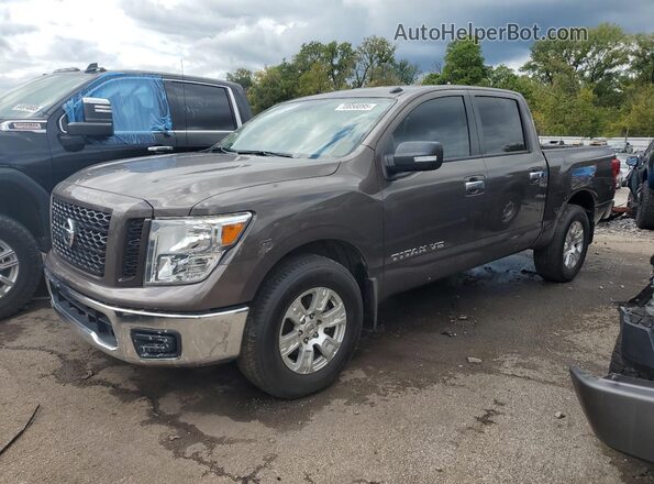 1N6AA1EKXKN523949 2019 NISSAN TITAN Brown Задня ліва чверть