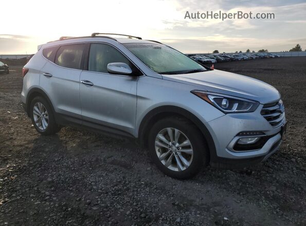 5XYZUDLA1JG563156 2018 HYUNDAI SANTA FE Silver 