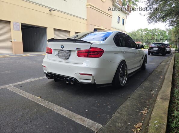 WBS8M9C57J5J78309 2018 BMW M3 White 