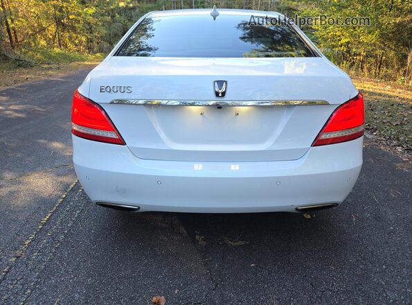 KMHGH4JH8GU104303 2016 HYUNDAI EQUUS Белый Вид подкапотного пространства