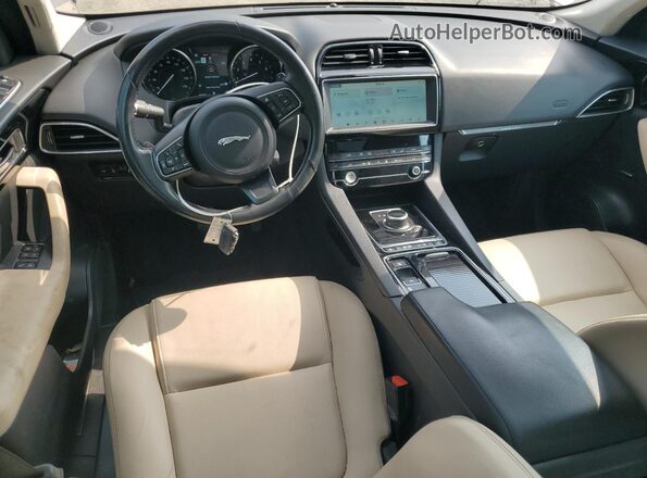 SADCJ2FX5LA618430 2020 JAGUAR F-PACE Blue Вид панелі приладів