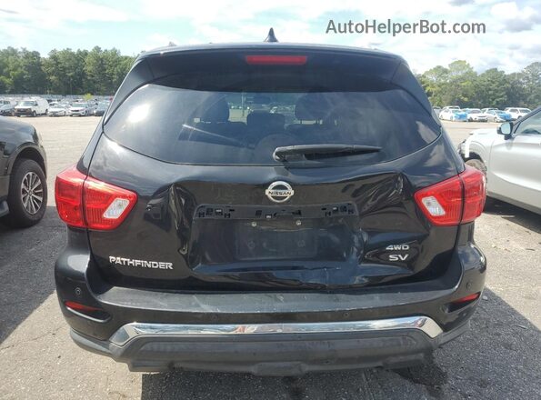 5N1DR2BM4LC581519 2020 NISSAN PATHFINDER Black Front interior view