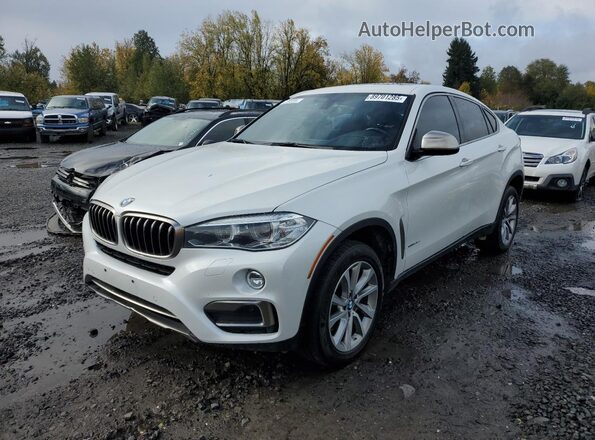 5UXKU2C55H0N85426 2017 BMW X6 Белый Задняя левая четверть