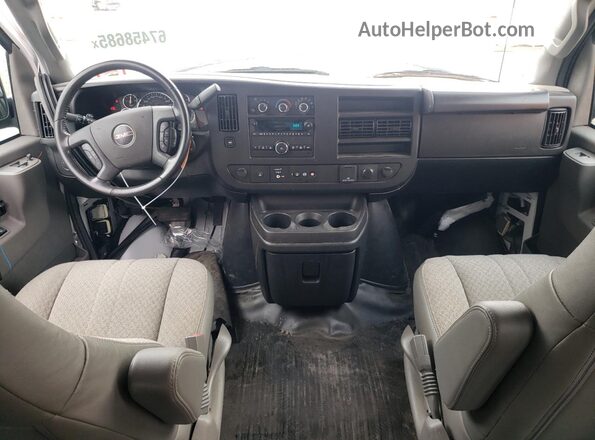 1GTZ7GFPXP1143302 2023 GMC SAVANA White Widok zestawu wskaźników