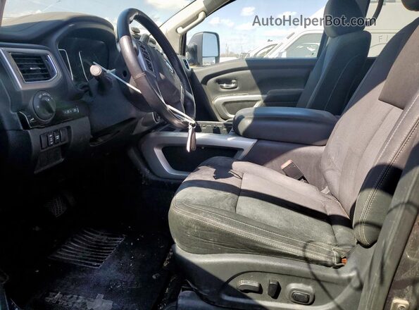 1N6BA1F4XKN509683 2019 NISSAN TITAN Gray Առջևի վահանակի տեսք