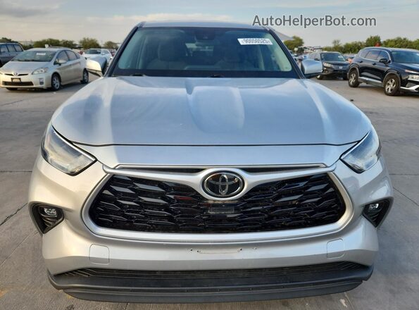 5TDKDRBH3PS031898 2023 TOYOTA HIGHLANDER Silver Widok z tyłu