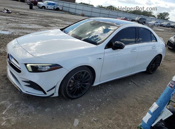 W1K3G5BB5MJ267029 2021 MERCEDES-BENZ A White 