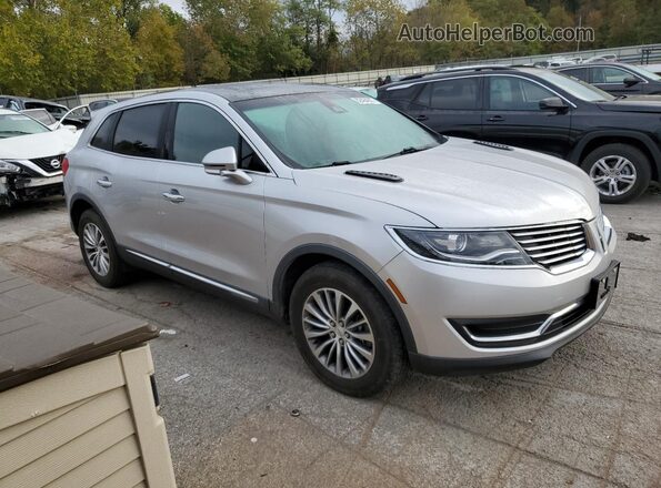 2LMTJ8KR2GBL70394 2016 LINCOLN MKX Серебряный Вид спереди