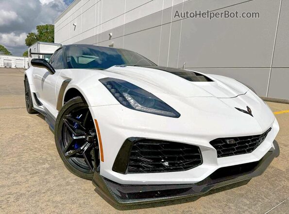 1G1Y52D97K5801838 2019 CHEVROLET CORVETTE Белый 