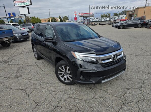 5FNYF5H58NB038745 2022 HONDA PILOT Black Հետևի ձախ
