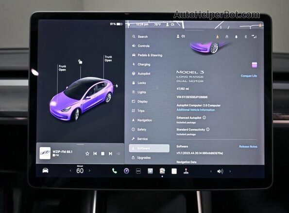 5YJ3E1EB5JF128896 2018 TESLA MODEL 3 Black 