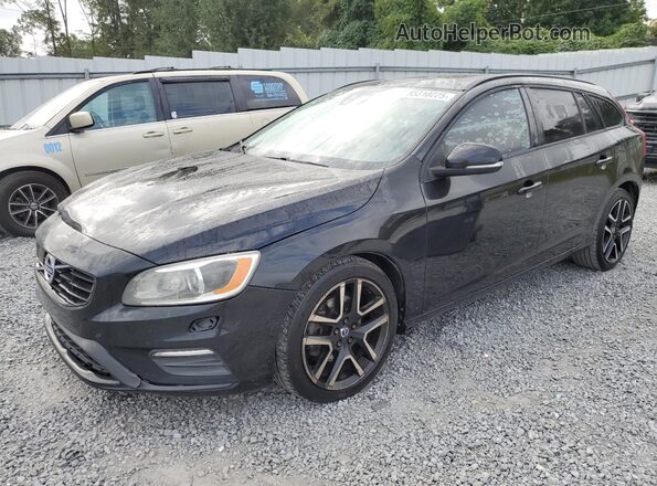 YV140MEL1J2391526 2018 VOLVO V60 Black Tył lewy