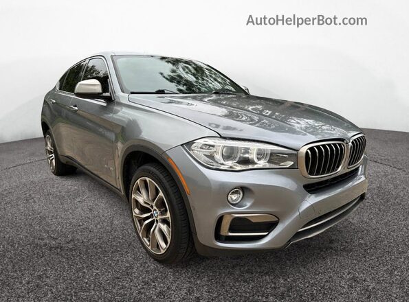 5UXKU0C50K0G92656 2019 BMW X6 Серый Задняя левая четверть