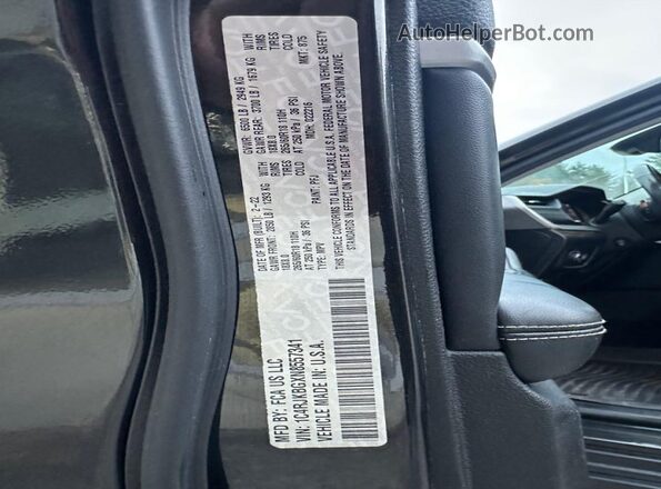 1C4RJKBGXN8557341 2022 JEEP GRAND CHER Black Widok tylnych siedzeń