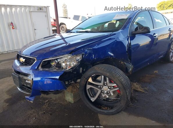 6G3F15RW2HL302267 2017 CHEVROLET SS Blue წინა ხედი