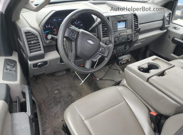 1FTBF2B63LED86652 2020 FORD F250 White ხელსაწყოთა პანელის ხედი