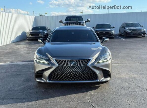 JTHD51GF2L5007508 2020 LEXUS LS Gray Շարժիչի բաժամունքի տեսք