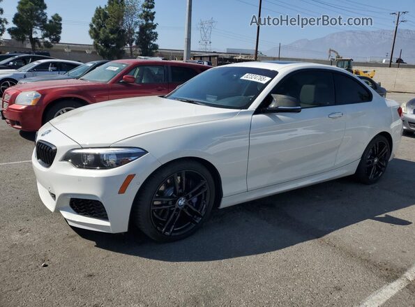 WBA2J5C53JVC07318 2018 BMW M2 Белый Задняя левая четверть