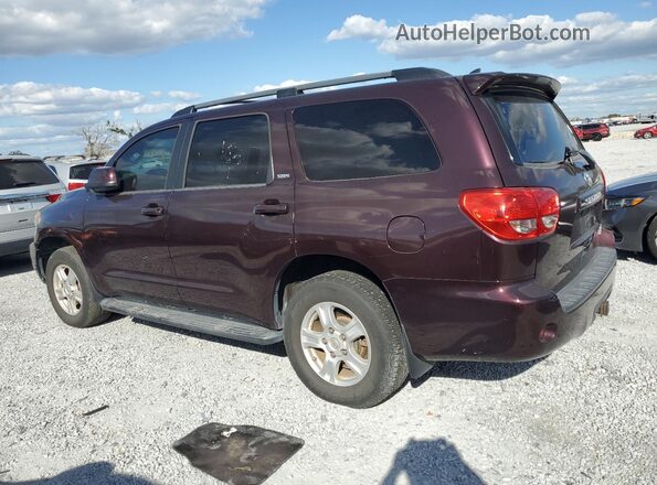 5TDZY5G10HS067671 2017 TOYOTA SEQUOIA Burgundy Tył prawy