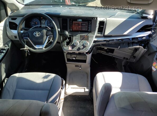 5TDZZ3DC4LS062652 2020 TOYOTA SIENNA White Vista del cuadro de instrumentos
