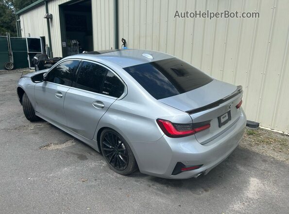 WBA5R1C07LFH39025 2020 BMW 3 SERIES Silver Delantero derecho