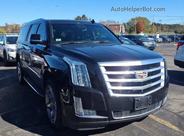 1GYS4HKJ0KR162639 2019 CADILLAC ESCALADE Черный Задняя левая четверть