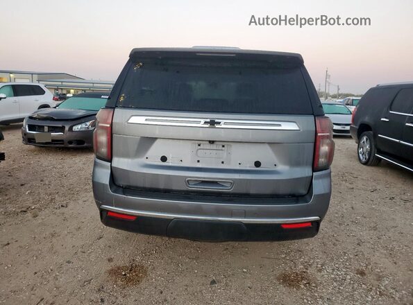 1GNSCLED2NR309945 2022 CHEVROLET TAHOE Gray Vista interior delantera