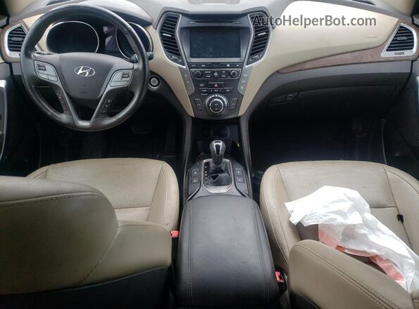 KM8SR4HF4HU256687 2017 HYUNDAI SANTA FE Blue 