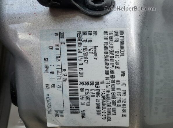 1FADP5AU4JL101379 2018 FORD C-MAX Silver 